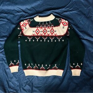 VINTAGE Nordic mock neck JCPenney sweater EUC